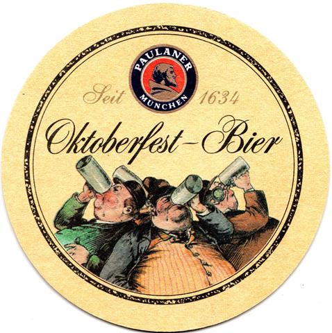 münchen m-by paulaner okto trink 2a (rund215-3 biertrinker-seit 1634) 